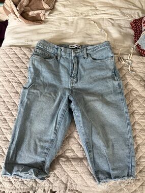 Light Blue women Denim Jeans Shorts